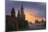 Red Square at Dusk.-Jon Hicks-Mounted Photographic Print