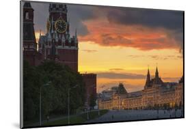 Red Square at Dusk.-Jon Hicks-Mounted Photographic Print