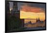 Red Square at Dusk.-Jon Hicks-Framed Photographic Print