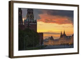 Red Square at Dusk.-Jon Hicks-Framed Photographic Print