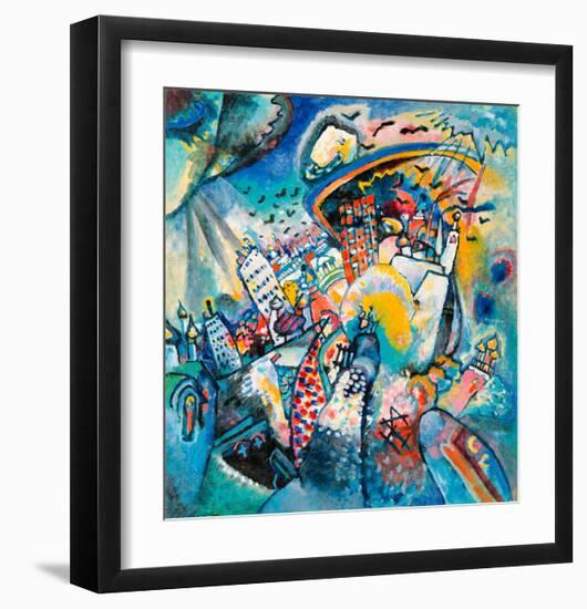 Red Square in Moscow, 1916-Wassily Kandinsky-Framed Giclee Print