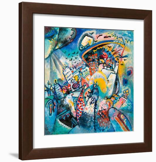 Red Square in Moscow, 1916-Wassily Kandinsky-Framed Giclee Print