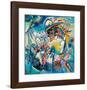 Red Square in Moscow, 1916-Wassily Kandinsky-Framed Giclee Print