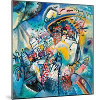 Red Square in Moscow, 1916-Wassily Kandinsky-Mounted Giclee Print