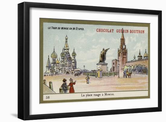 Red Square in Moscow-null-Framed Giclee Print