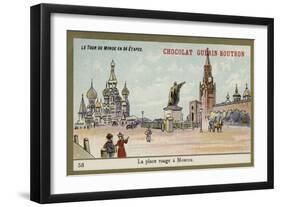 Red Square in Moscow-null-Framed Giclee Print