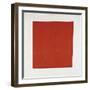 Red Square: Painterly Realism of a Peasant Woman in Two Dimensions, 1915-null-Framed Giclee Print