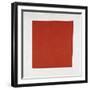 Red Square: Painterly Realism of a Peasant Woman in Two Dimensions, 1915-null-Framed Giclee Print