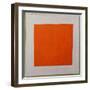 Red Square. Painting Realism of A Peasant in Two Dimensions-Kazimir Severinovich Malevich-Framed Giclee Print