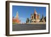 Red Square, St. Basil's Cathedral and the Saviour's Tower of the Kremlin, UNESCO World Heritage Sit-Miles Ertman-Framed Photographic Print