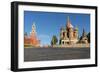 Red Square, St. Basil's Cathedral and the Saviour's Tower of the Kremlin, UNESCO World Heritage Sit-Miles Ertman-Framed Photographic Print