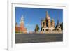 Red Square, St. Basil's Cathedral and the Saviour's Tower of the Kremlin, UNESCO World Heritage Sit-Miles Ertman-Framed Photographic Print