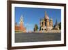 Red Square, St. Basil's Cathedral and the Saviour's Tower of the Kremlin, UNESCO World Heritage Sit-Miles Ertman-Framed Photographic Print