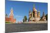 Red Square, St. Basil's Cathedral and the Saviour's Tower of the Kremlin, UNESCO World Heritage Sit-Miles Ertman-Mounted Photographic Print