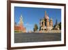 Red Square, St. Basil's Cathedral and the Saviour's Tower of the Kremlin, UNESCO World Heritage Sit-Miles Ertman-Framed Photographic Print