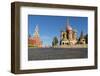 Red Square, St. Basil's Cathedral and the Saviour's Tower of the Kremlin, UNESCO World Heritage Sit-Miles Ertman-Framed Photographic Print