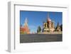 Red Square, St. Basil's Cathedral and the Saviour's Tower of the Kremlin, UNESCO World Heritage Sit-Miles Ertman-Framed Photographic Print