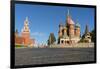 Red Square, St. Basil's Cathedral and the Saviour's Tower of the Kremlin, UNESCO World Heritage Sit-Miles Ertman-Framed Photographic Print