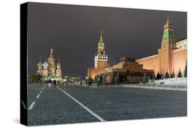 Red Square, St. Basil's Cathedral, Lenin's Tomb and walls of the Kremlin, UNESCO World Heritage Sit-Miles Ertman-Stretched Canvas