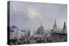 Red Square with Cathedral of Protection of Most Holy Theotokos on Moat or Saint Basil's Cathedral-null-Stretched Canvas