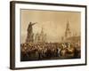 Red Square with St. Basil's Cathedral, Moscow, 1856-null-Framed Giclee Print