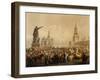 Red Square with St. Basil's Cathedral, Moscow, 1856-null-Framed Giclee Print