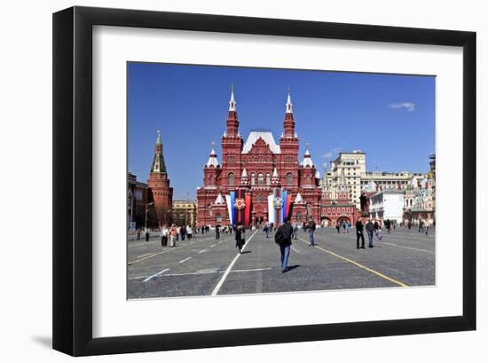 Red Square with State Historical Museum, Moscow, Russia-null-Framed Art Print