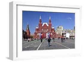 Red Square with State Historical Museum, Moscow, Russia-null-Framed Art Print