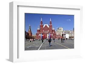 Red Square with State Historical Museum, Moscow, Russia-null-Framed Art Print