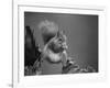 Red Squirrel Balancing on Pine Stump, Norway-Niall Benvie-Framed Photographic Print