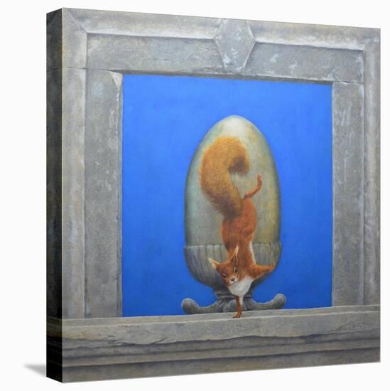 Red Squirrel, L'Acrobata-Tim Hayward-Stretched Canvas