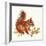 Red Squirrel-Peggy Harris-Framed Giclee Print