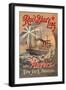 Red Star Cruise Line: Antwerp, New York, and Philadelphia-C. Satzmann-Framed Art Print