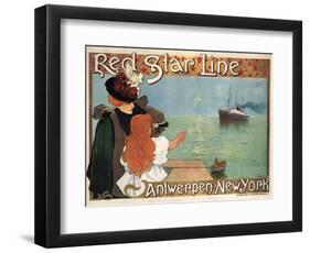 Red Star Line, 1899-Henri Cassiers-Framed Giclee Print