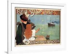 Red Star Line, 1899-Henri Cassiers-Framed Giclee Print