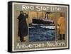 Red Star Line, 1908-Henri Cassiers-Framed Stretched Canvas