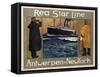 Red Star Line, 1908-Henri Cassiers-Framed Stretched Canvas