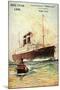 Red Star Line, Triple Screw Pennland, Ex Pittburgh-null-Mounted Giclee Print