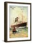 Red Star Line, Triple Screw Pennland, Ex Pittburgh-null-Framed Giclee Print