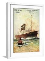 Red Star Line, Triple Screw Pennland, Ex Pittburgh-null-Framed Giclee Print