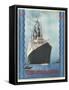 Red Star Lines, Cruise Ships, Ocean Liners, USA, 1930-null-Framed Stretched Canvas