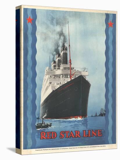 Red Star Lines, Cruise Ships, Ocean Liners, USA, 1930-null-Stretched Canvas