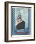 Red Star Lines, Cruise Ships, Ocean Liners, USA, 1930-null-Framed Giclee Print
