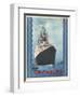 Red Star Lines, Cruise Ships, Ocean Liners, USA, 1930-null-Framed Giclee Print