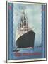 Red Star Lines, Cruise Ships, Ocean Liners, USA, 1930-null-Mounted Giclee Print