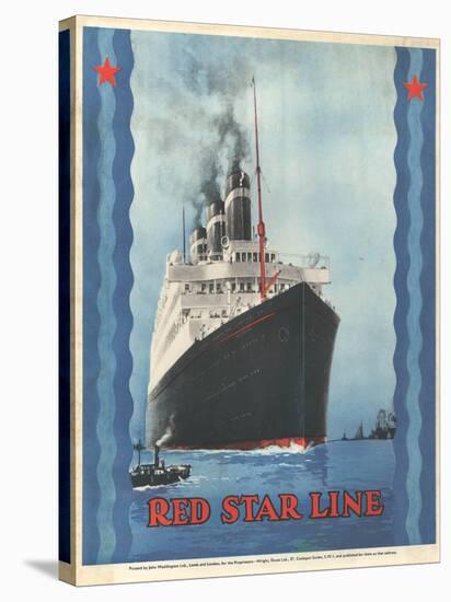 Red Star Lines, Cruise Ships, Ocean Liners, USA, 1930-null-Stretched Canvas