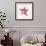 Red Starfish-Eva Watts-Framed Art Print displayed on a wall