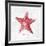 Red Starfish-Eva Watts-Framed Art Print