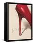 Red Stiletto-Marco Fabiano-Framed Stretched Canvas