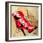 Red Strap Boot-Roderick E. Stevens-Framed Giclee Print